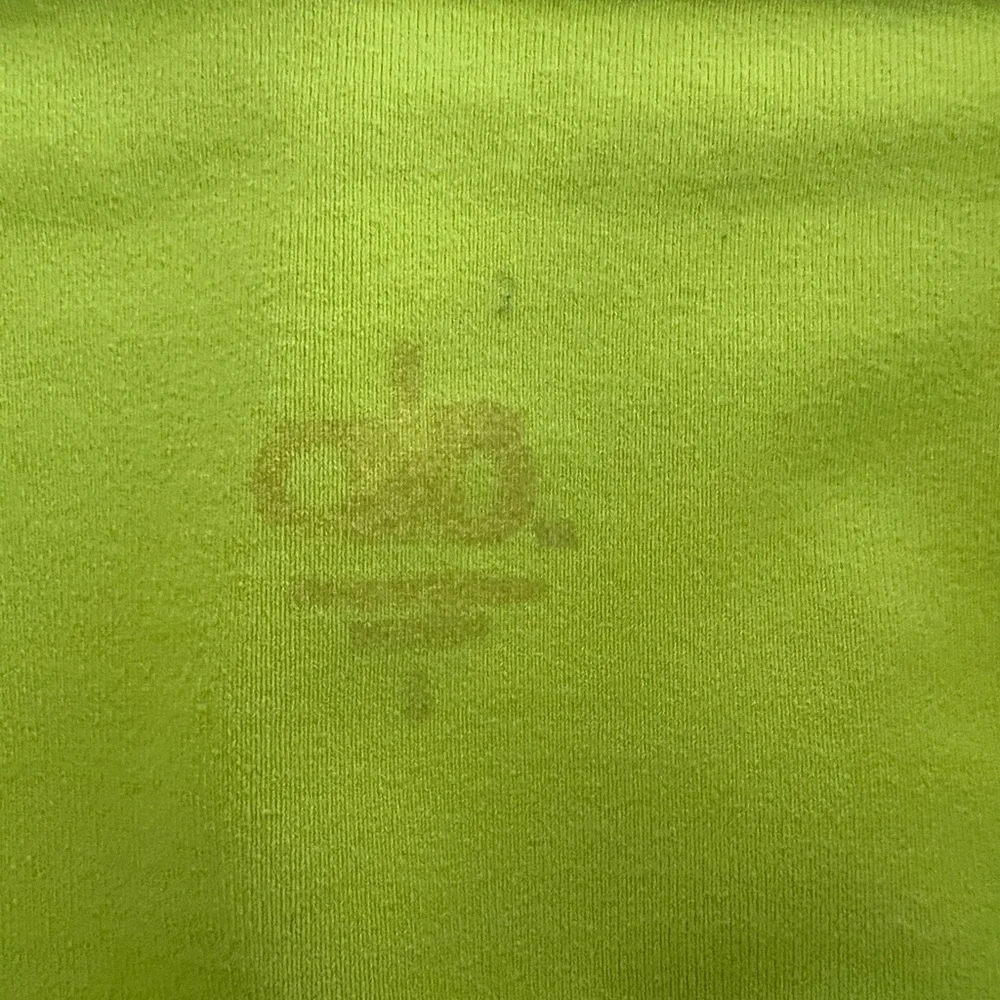 Alo neon‎ yellow-green crop leggings Size S